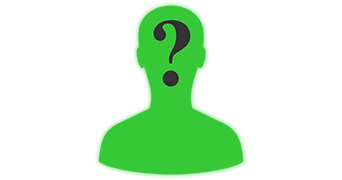 Silhouettes of a human with a question mark on their face