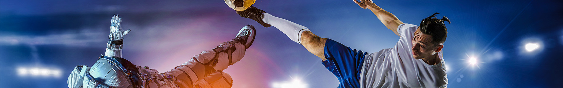 Astronaut and footballer