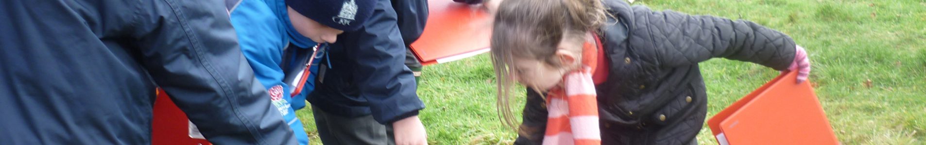 Children reaching