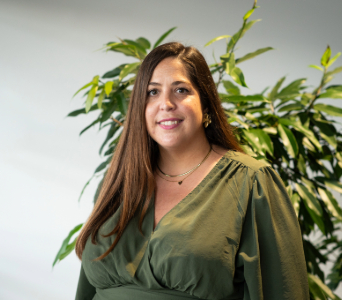 Headshot of Paula Montero, Office Administrator, taken 2024