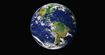 Picture of earth taken from space