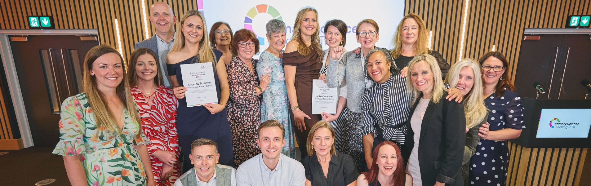 teachers awarded a Primary Science Teacher Award (PSTA) in Birmingham by PSTT in 2026