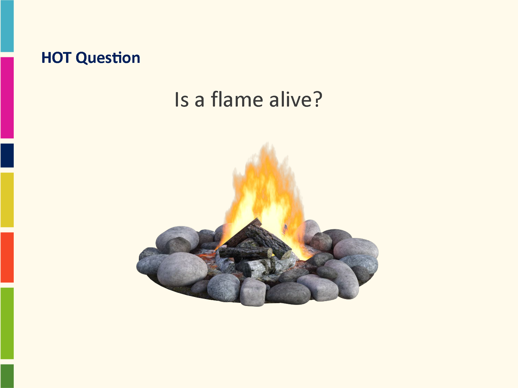 Cartoon image of bonfire